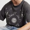 Bed Of Nails Distressed Printed Cotton-Jersey T-Shirt - CU Bed Of Nails Distressed Printed Cotton-Jersey T-Shirt - CU