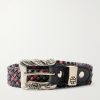 3cm Braided Leather Belt 3cm Braided Leather Belt