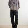 Photo D’Elisabeth Distressed Printed Cotton-Jersey Hoodie - OU Photo D’Elisabeth Distressed Printed Cotton-Jersey Hoodie - OU