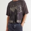 Jeremy Distressed Printed Cotton-Jersey T-Shirt - FR Jeremy Distressed Printed Cotton-Jersey T-Shirt - FR