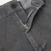 Antique Work Straight-Leg Distressed Cotton Trousers - E1