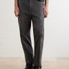 Antique Work Straight-Leg Distressed Cotton Trousers - FR