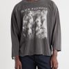 Black Paintings Distressed Printed Cotton-Jersey T-Shirt - FR Black Paintings Distressed Printed Cotton-Jersey T-Shirt - FR