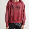 Oklahoma City Church Afterhood Distressed Printed Cotton-Jersey Hoodie - FR Oklahoma City Church Afterhood Distressed Printed Cotton-Jersey Hoodie - FR