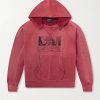 Oklahoma City Church Afterhood Distressed Printed Cotton-Jersey Hoodie Oklahoma City Church Afterhood Distressed Printed Cotton-Jersey Hoodie