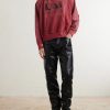 Oklahoma City Church Afterhood Distressed Printed Cotton-Jersey Hoodie - OU Oklahoma City Church Afterhood Distressed Printed Cotton-Jersey Hoodie - OU