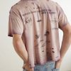 13 Day in Detox Distressed Printed Cotton-Jersey T-Shirt - E1