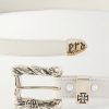 2cm Logo-Engraved Leather Belt - E1 2cm Logo-Engraved Leather Belt - E1