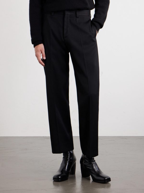 Henri's Everyday Straight-Leg Virgin Wool-Twill Trousers - FR Henri's Everyday Straight-Leg Virgin Wool-Twill Trousers - FR