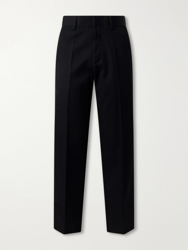 Henri's Everyday Straight-Leg Virgin Wool-Twill Trousers Henri's Everyday Straight-Leg Virgin Wool-Twill Trousers