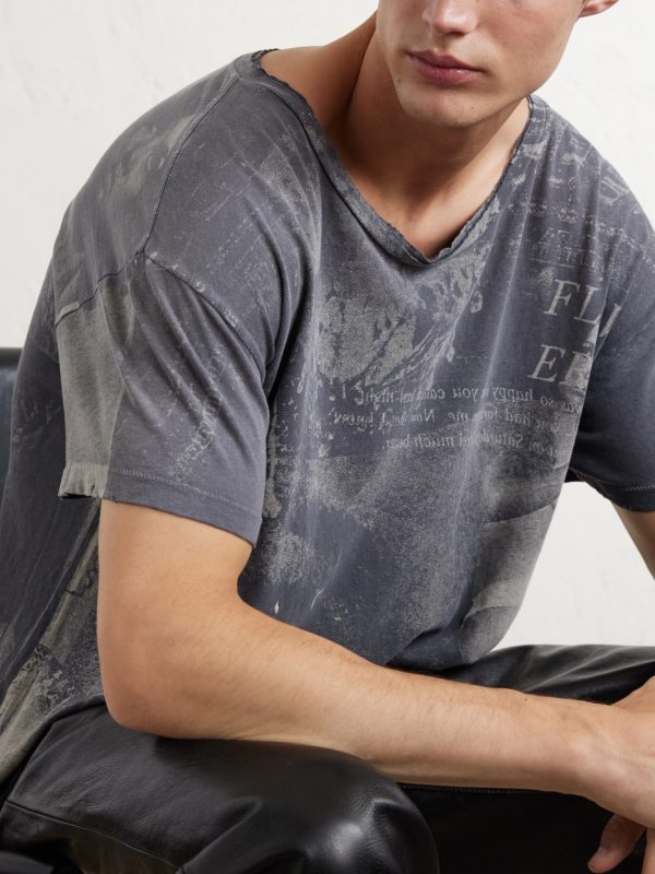 Film On Paper Printed Cotton-Jersey T-Shirt - CU Film On Paper Printed Cotton-Jersey T-Shirt - CU
