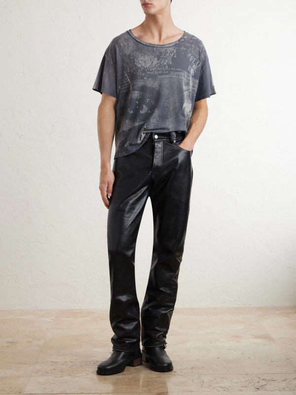 Film On Paper Printed Cotton-Jersey T-Shirt - OU Film On Paper Printed Cotton-Jersey T-Shirt - OU
