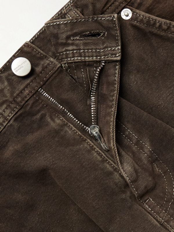 Straight-Leg Paint-Splattered Jeans - E1 Straight-Leg Paint-Splattered Jeans - E1