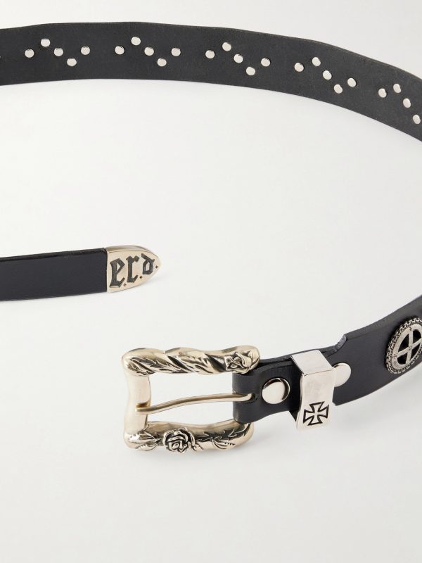 Effigy 4cm Embellished Leather Blet - E1 Effigy 4cm Embellished Leather Blet - E1