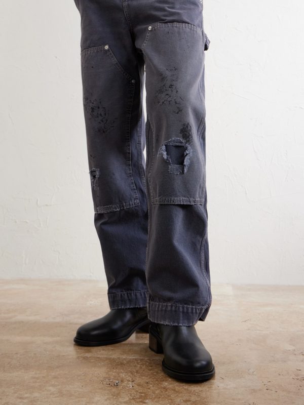 Straight-Leg Distressed Jeans - CU Straight-Leg Distressed Jeans - CU