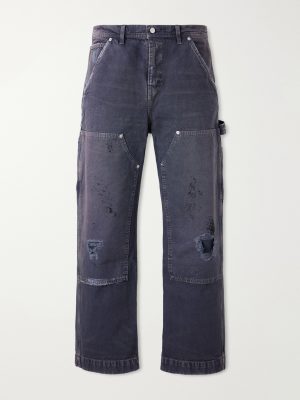 Straight-Leg Distressed Jeans Straight-Leg Distressed Jeans