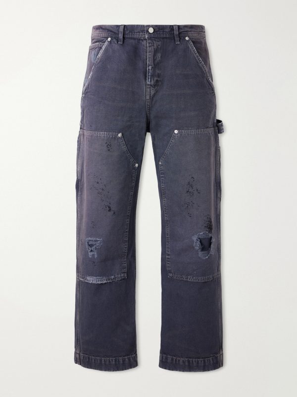 Straight-Leg Distressed Jeans Straight-Leg Distressed Jeans