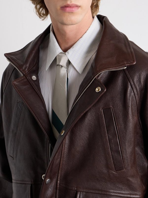7cm Foxhole Logo-Embroidered Silk-Shantung Tie - FR 7cm Foxhole Logo-Embroidered Silk-Shantung Tie - FR