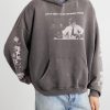 Head Against The Bars Distressed Printed Cotton-Jersey Hoodie - FR