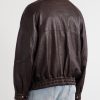 Prince Phillip’s Childhood Panelled Full-Grain Leather Jacket - BK Prince Phillip’s Childhood Panelled Full-Grain Leather Jacket - BK
