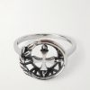 Wreath Cross Sterling Silver Ring Wreath Cross Sterling Silver Ring