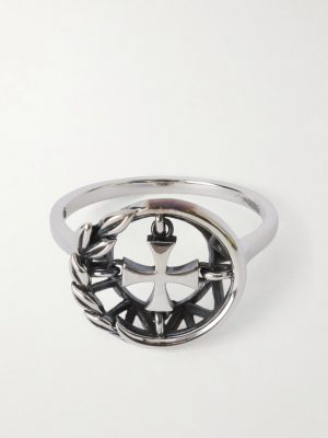 Wreath Cross Sterling Silver Ring Wreath Cross Sterling Silver Ring