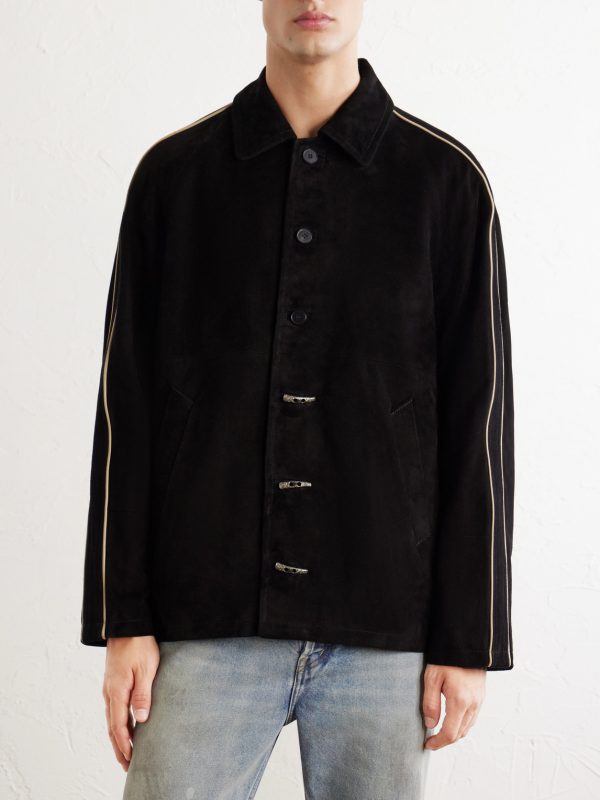 Académie Embellished Suede Jacket - FR Académie Embellished Suede Jacket - FR