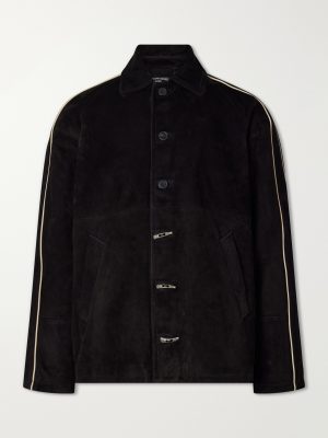 Académie Embellished Suede Jacket
