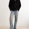 Académie Embellished Suede Jacket - OU Académie Embellished Suede Jacket - OU