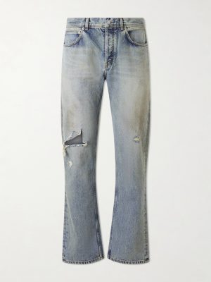 Flared Distressed Jeans