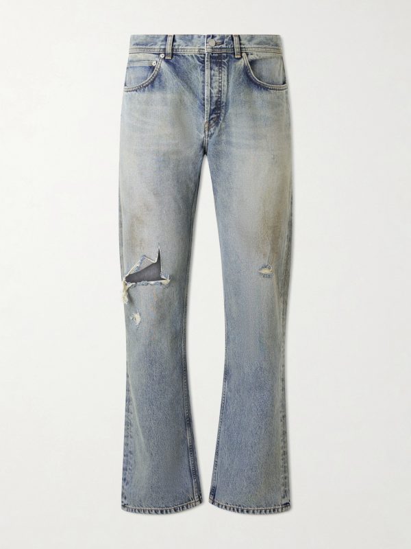 Flared Distressed Jeans Flared Distressed Jeans