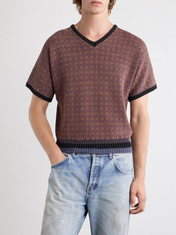Vienna Cotton-Jacquard Sweater - FR Vienna Cotton-Jacquard Sweater - FR