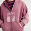 Rock / Paper / Scissors II Distressed Printed Cotton-Jersey Zip-Up Hoodie - CU