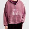 Rock / Paper / Scissors II Distressed Printed Cotton-Jersey Zip-Up Hoodie - FR