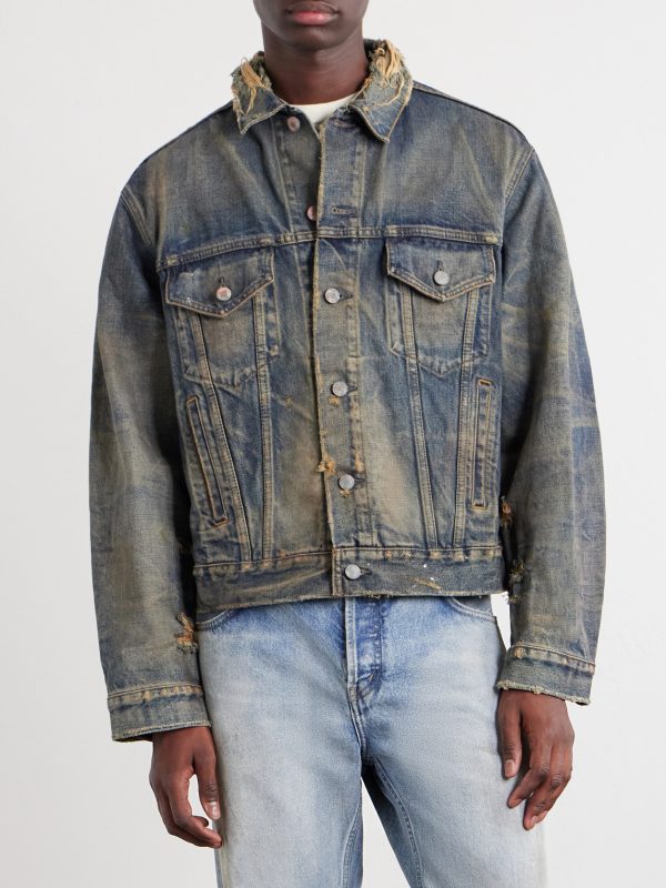 Type 3 Distressed Denim Jacket - FR
