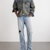 Type 3 Distressed Denim Jacket - OU