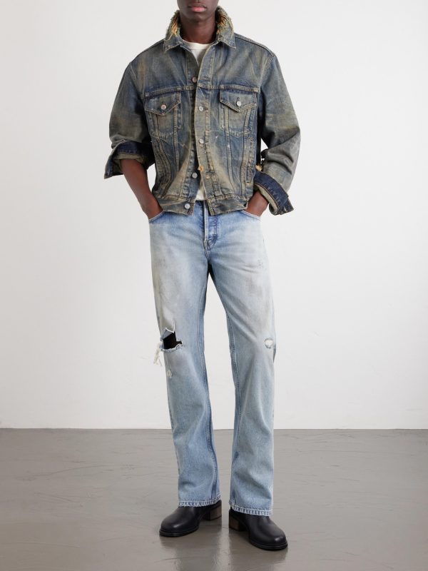 Type 3 Distressed Denim Jacket - OU