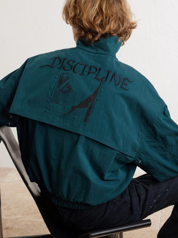 Discipline Logo-Embroidered Shell Track Jacket - CU