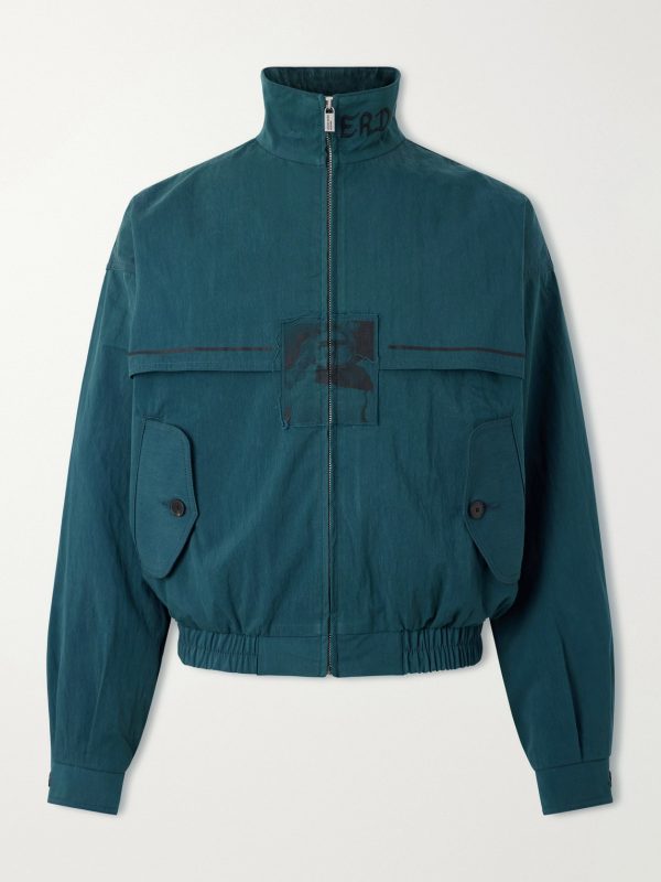 Discipline Logo-Embroidered Shell Track Jacket