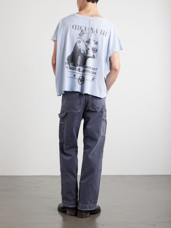 Na Pitbull Distressed Printed Cotton-Jersey T-Shirt - BK Na Pitbull Distressed Printed Cotton-Jersey T-Shirt - BK