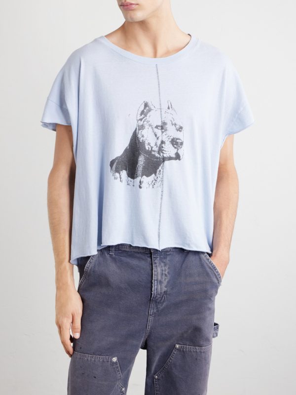 Na Pitbull Distressed Printed Cotton-Jersey T-Shirt - FR Na Pitbull Distressed Printed Cotton-Jersey T-Shirt - FR