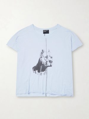 Na Pitbull Distressed Printed Cotton-Jersey T-Shirt Na Pitbull Distressed Printed Cotton-Jersey T-Shirt