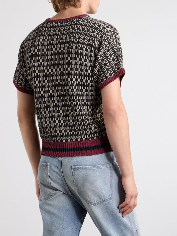Vienna Cotton-Jacquard Sweater - BK Vienna Cotton-Jacquard Sweater - BK