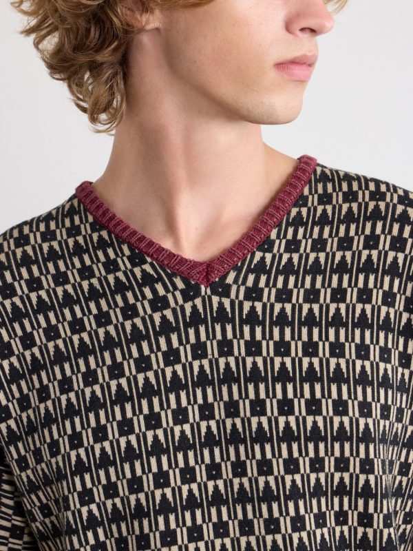 Vienna Cotton-Jacquard Sweater - CU Vienna Cotton-Jacquard Sweater - CU