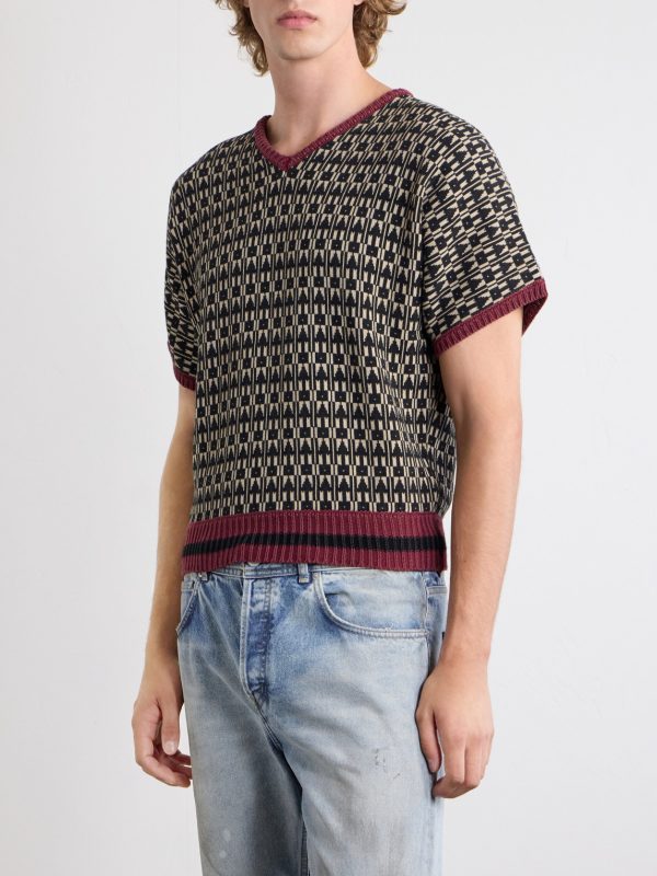 Vienna Cotton-Jacquard Sweater - FR Vienna Cotton-Jacquard Sweater - FR