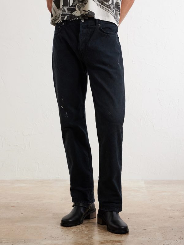 Tommy Tonsil Straight-Leg Paint-Splattered Jeans - FR Tommy Tonsil Straight-Leg Paint-Splattered Jeans - FR
