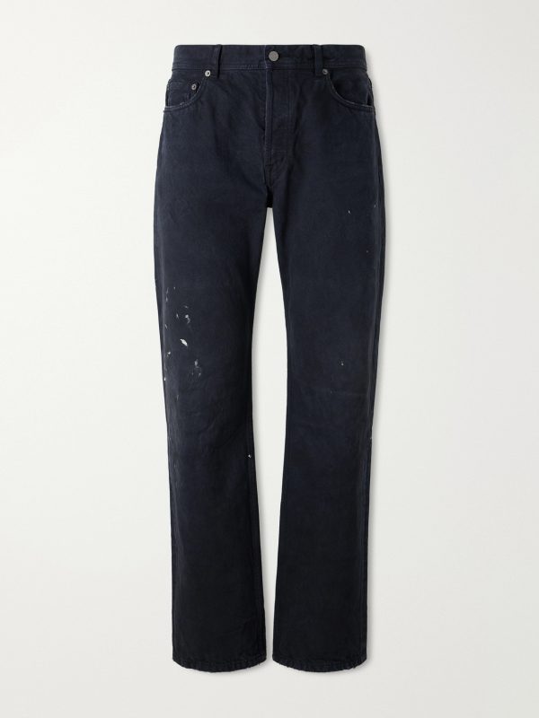 Tommy Tonsil Straight-Leg Paint-Splattered Jeans Tommy Tonsil Straight-Leg Paint-Splattered Jeans