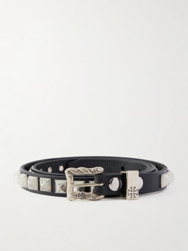 2cm Studded Leather Belt 2cm Studded Leather Belt