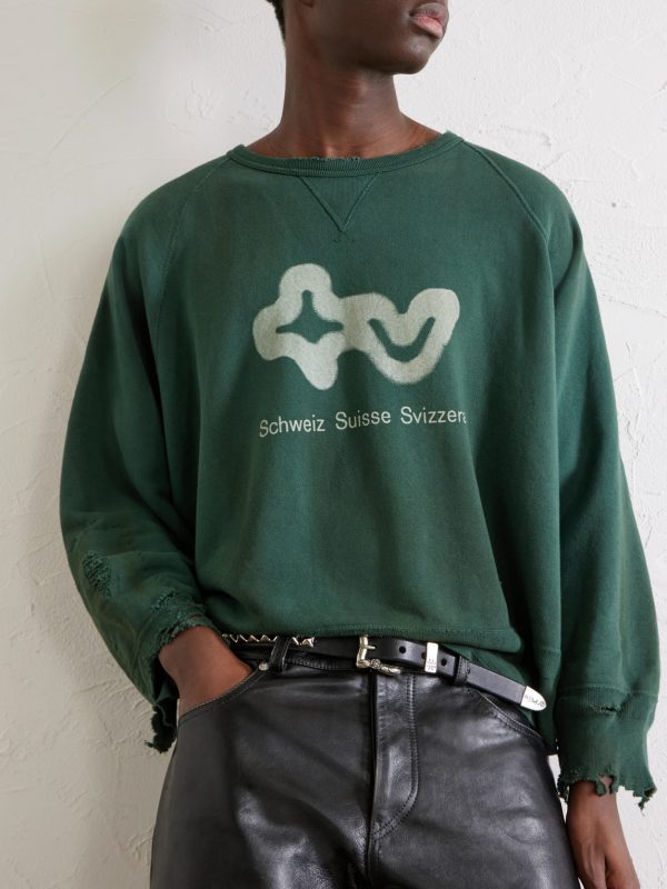 S.S.S. TV Printed Cotton-Jersey Sweatshirt - CU S.S.S. TV Printed Cotton-Jersey Sweatshirt - CU