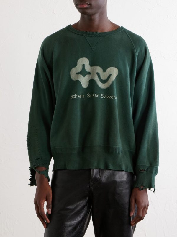 S.S.S. TV Printed Cotton-Jersey Sweatshirt - FR S.S.S. TV Printed Cotton-Jersey Sweatshirt - FR